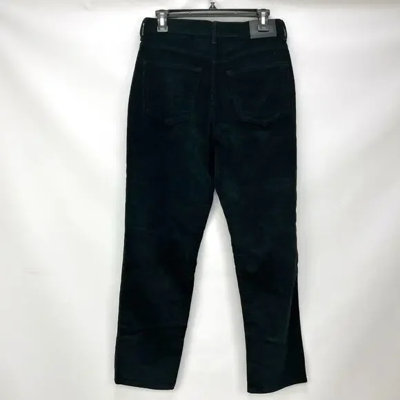 Everlane Womens Baby Cord Cheeky Pants 29 US 8 Black Corduroy Straight Leg NWT - Picture 8 of 11